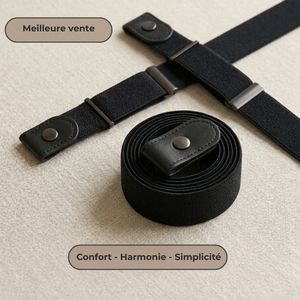 Ceinture sans boucle – Maintien parfait sans serrer le ventre
