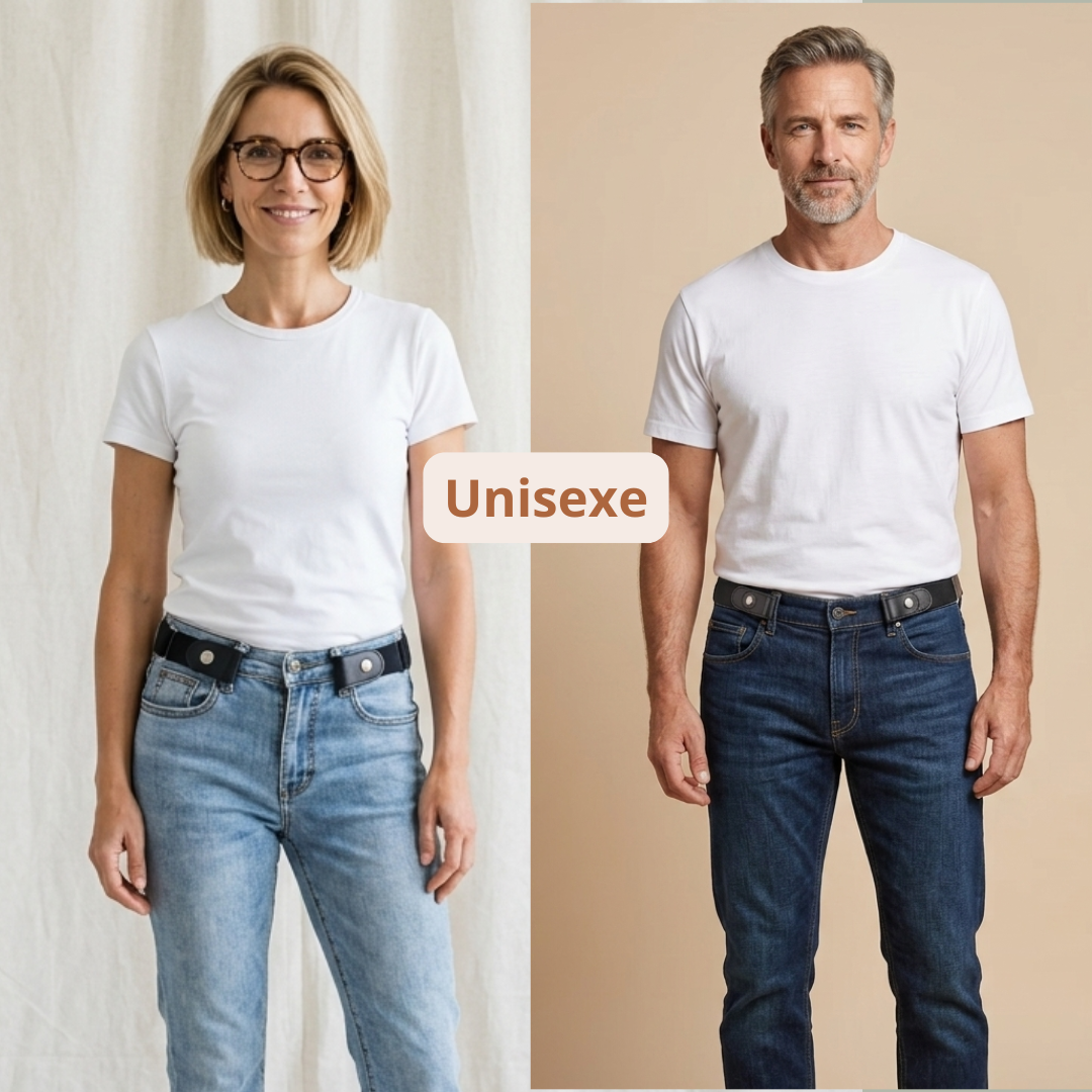 Ceinture sans boucle – Maintien parfait sans serrer le ventre