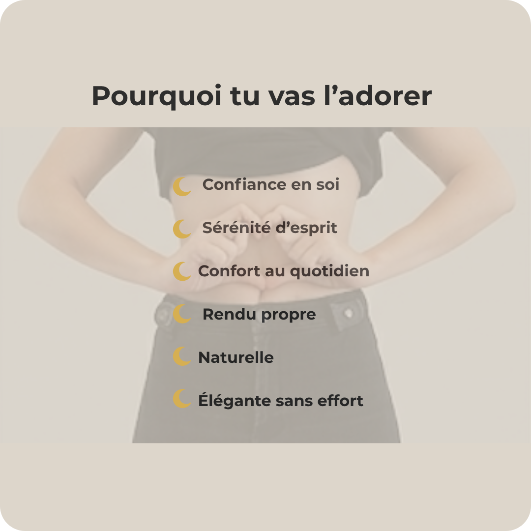 Ceinture sans boucle – Maintien parfait sans serrer le ventre